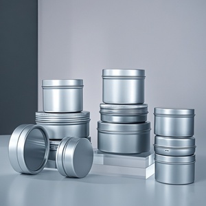 Latas de Metal Negras Mate para Cosméticos, 30ml, 60ml, 100ml, 150ml, Envase Metálico para Pomada, Cera para el Cabello - Product Image 4