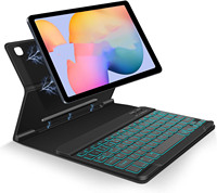 Casing Samsung Galaxy Tab S6 Lite 10.4 inci, sarung HP baja kuat dapat dilepas dengan Keyboard Tablet