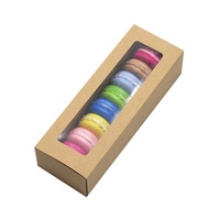 Boîte recyclable en gros boîte-cadeau de macaron de luxe avec usine de force personnalisée