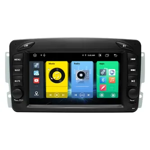 Автомобильный DVD-плеер Carplay 7 "Android 11 для Mercedes Benz CLK W209 W203 W463 Wifi 3G GPS Navi автомобильное радио стерео Мультимедийный Плеер