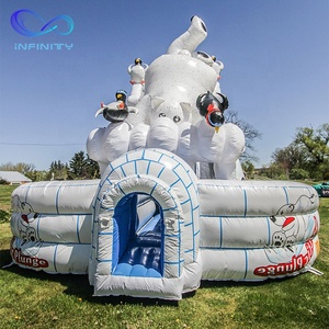 Oso Polar blanco tema casa inflable <span class=keywords><strong>de</strong></span> diapositivas inflables castillo inflable <span class=keywords><strong>de</strong></span> diapositivas para los niños - Product Image 6