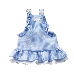 ชุดเดรสฤดูร้อนสำหรับสัตว์เลี้ยง ชุดเดรสน่ารักสไตล์เจ้าหญิงลายดอกเดซี่ เหมาะสำหรับสุนัขและแมวขนาดเล็กถึงขนาดกลาง น้ำหนักเบา นุ่มสบาย และระบายอากาศได้ดี - Product Image 4