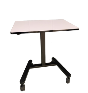 Pupitre roulant réglable en hauteur pneumatique de haute qualité, table pliante pour bureau - Product Image 1