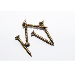 Vietnam Carbon Steel <b>Flat</b> Head <b>Screws</b> for Wooden Furniture 40mm Length with Zinc Plating Finished Surface M2.5 M3.5 Threads - Product Image 1