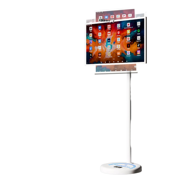 Portable Outdoor Touch Screen LCD Monitor 21.5/24/32 Inch Rechargeable Smart Display Android TV High-Brightness Full HD Elevator