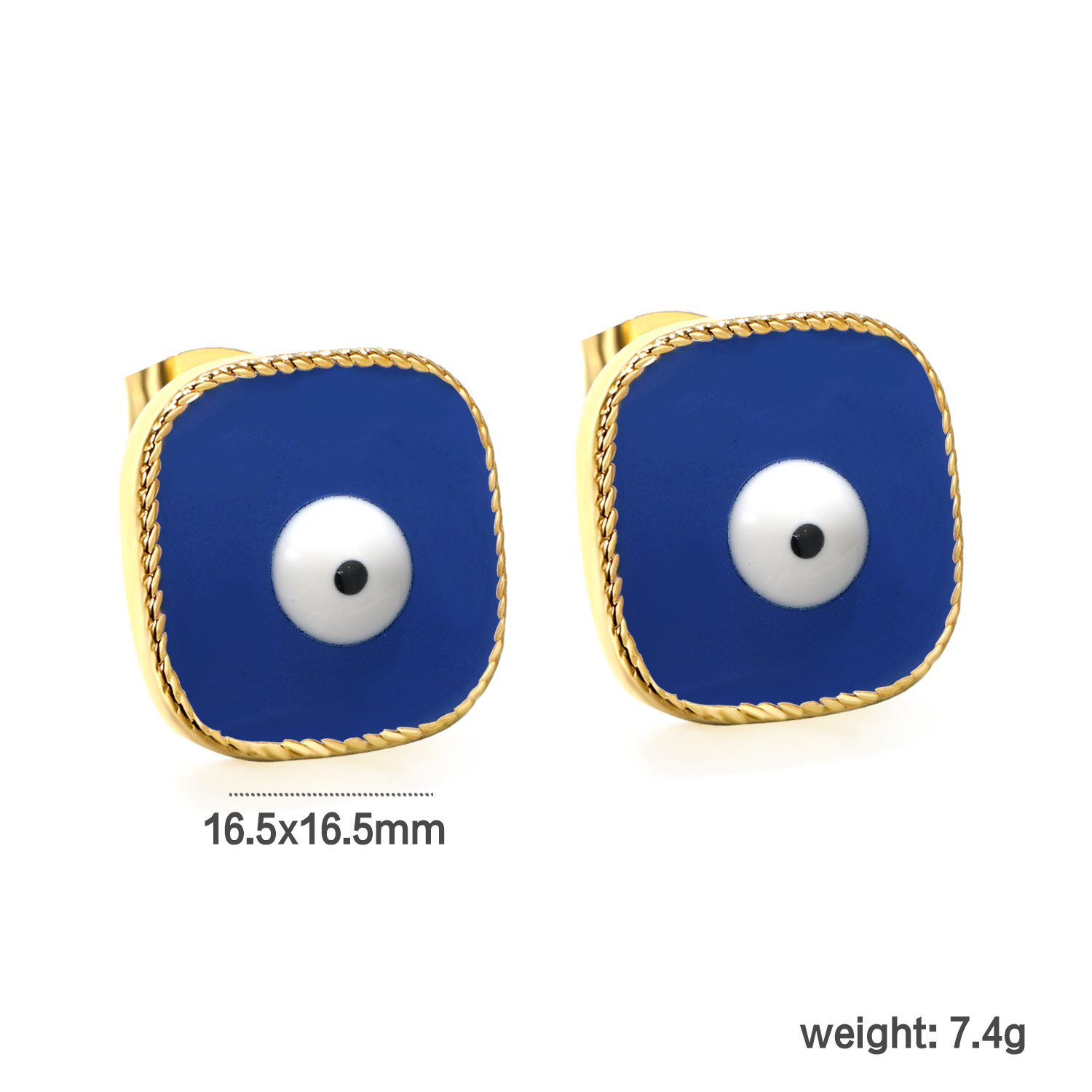 พื้นหลังสีน้ำเงินพร้อมดวงตาสีขาว