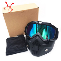 Lunettes de cyclisme et de moto en stock Harley Vintage Factory Lunettes de course tout-terrain pour l'équitation en plein air, le ski et le visage