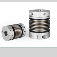Moteur servo GRC à couple élevé Det LK6 en alliage d'aluminium avec accouplement à ressort CPB et accouplements à soufflet pour arbres