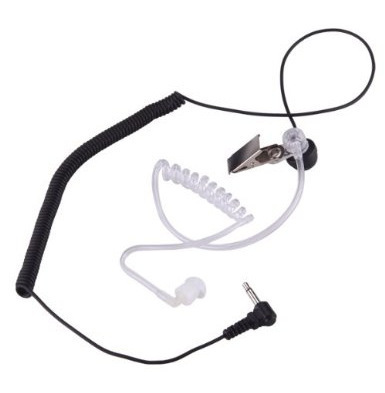 3.5mm Acoustic Sound Tube Earphone Single-Listening Noise Reduction Wired Music Headphone for Motorola Icom Walkie Talkie Other