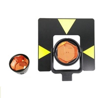 Prisme circulaire de base réflecteur de remplacement Resolute Single Red Topographic GPR111 en métal cuivré pour support de prisme et cible de réflexion pour récepteur total
