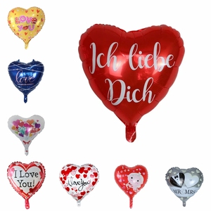 Ballons à hélium coeur d'amour rouge 18 pouces pour décoration de fête de mariage ballon de saint-valentin - Product Image 6