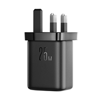 JOYROOM-Adaptateurs de Téléphone à Chargement Rapide avec Câble de Type C, UE, Royaume-Uni, à Port Unique Pd 25W