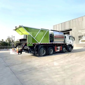 รถบรรทุกโรยหิน HOWO 6x4 เครื่องจักรสำหรับงานถนน รถจ่ายยางมะตอย รถโรยหินแบบซิงโครนัสสำหรับขาย - Product Image 4