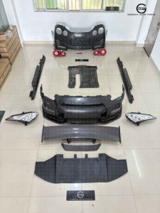 <span class=keywords><strong>G</strong></span> <span class=keywords><strong>T</strong></span> R Bodykit pour 2008-2016 Nissan Gtr R35 Upgrade Nismo CF & PP Front Rear Car Bumper Spoiler Side Skirt Phares Taillights - Product Image 2