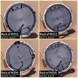 Grille LED éclairée avec grand emblème <span class=keywords><strong>OLIVER</strong></span> pour Mercedes Classe C, B, E, S, GLK, ML, GLC, GLS - Product Image 2