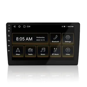 Автомобильный мультимедийный плеер XT750, универсальная стерео-система на android, с gps, Wi-Fi, типоразмер 2 din, 7/9/10, 1 дюйм, fm-радио, dsp