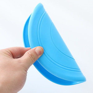 Vente chaude TPR soucoupe volante chien <span class=keywords><strong>chat</strong></span> jouet <span class=keywords><strong>jeu</strong></span> de formation pour animaux de compagnie disques volants mâcher jouet interactif pour chien - Product Image 4