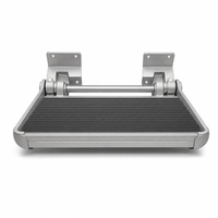 Marchepied pliable portable pour camping-car en aluminium moulé sous pression, antidérapant, robuste, pour caravane, remorque, escalier, fabrication OEM directe d'usine