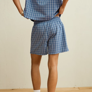 Ensemble de <span class=keywords><strong>pyjama</strong></span> pour <span class=keywords><strong>homme</strong></span> en coton respirant, à séchage rapide, doux, écologique, couleur personnalisée, manches courtes - Product Image 2