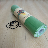 Tapis de yoga écologique en TPE, antidérapant, pliable, tapis d'entraînement, logo personnalisé pour la maison, la salle de sport, le Pilates