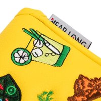 Couverture de putter de golf personnalisée avec logo brodé Maillet magnétique carré Couvre-chef de club de golf Couvre-chef de tête de conducteur de golf