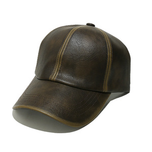 หมวกเบสบอลหนัง<span class=keywords><strong>แบบ</strong></span>ยูนิเซ็กซ์รุ่นใหม่ล่าสุด พร้อมตะเข็บตัดสี<span class=keywords><strong>และ</strong></span>ปีกโค้ง ดีไซน์ทันสมัย เหมาะสำห<span class=keywords><strong>รับ</strong></span>ธุรกิจ ปรับขนาดได้ - Product Image 5