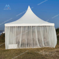 Venta al por mayor China barato lujo exquisito romántico al aire libre blanco evento Pagoda fiesta marquesina Pagoda tienda