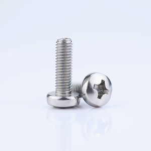 LeGood DIN 7985 Vis à tête cylindrique surélevée en acier inoxydable 304 à empreinte cruciforme Type H M2.0 X6mm Système de mesure métrique - Product Image 4