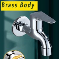 Robinet d'arrosage de jardin de haute qualité en alliage de zinc et laiton, à ouverture rapide, robinet de tuyau, robinet de machine à laver, anti-corrosion, léger