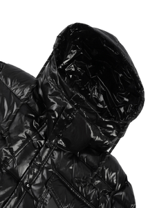 Blouson d'hiver à capuche unisexe en lilas |   Manteau d'hiver chaud et tendance de style utilitaire multi-poches, vêtement d'extérieur en duvet - Product Image 6