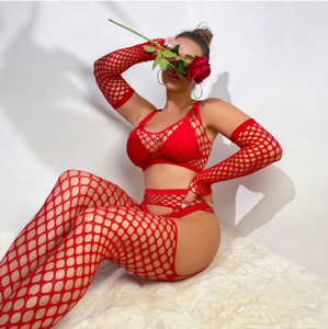 Offre Spéciale prix promotionnel vente en gros <span class=keywords><strong>bas</strong></span> <span class=keywords><strong>de</strong></span> corps lingerie sexy trois pièces - Product Image 1