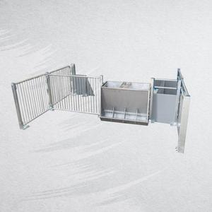 Nuevo Equipo Profesional para Granjas Porcinas, Comedero de Acero Galvanizado, Jaula de Crianza para Lechones, Jaula de Destete HENGYIN HY236, Alta Productividad - Product Image 4