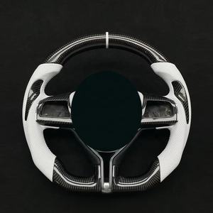 Funda para Volante de Auto, Fibra de Carbono, Personalizada, para Maserati <span class=keywords><strong>Levante</strong></span> - Product Image 2