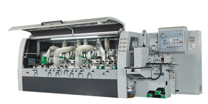 7-trục chính tốc độ cao công nghiệp chế biến gỗ Máy bốn bên planer moulder cho gỗ cứng với động cơ động cơ thành phần cốt lõi - Product Image 2