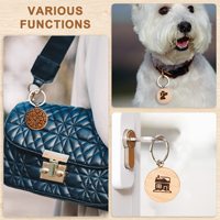 Mode Personnalisé Souvenir Cadeaux Promotionnels Porte-clés Anneau QR Code Nom Date Logo Personnalisé Porte-clés En Bois