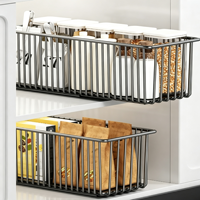 Organisateur de placard extensible coulissant en métal, panier de rangement coulissant pour cuisine, garde-manger, sous évier, organisation domestique