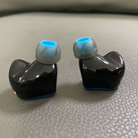 Écouteurs intra-auriculaires HIFIResin 3D MMCX avec câble détachable de 1,2 m et embouts en silicone 3,5 mm - Écouteurs de monitoring de scène