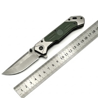 Couteau de poche pliable tactique personnalisé pour l'extérieur, acier inoxydable 3CR13, manche G10, couteau utilitaire de survie et de chasse, équipement de plein air