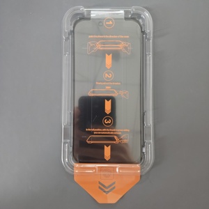 Kit d'installation de protection d'écran en verre trempé avec outil anti-poussière et application facile - Product Image 6