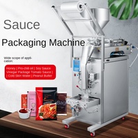 Machine d'emballage automatique de sauces, machine de remplissage quantitatif de liquides et de pâtes, pour sachets de glace, miel, huile de piment, assaisonnement, base de fondue chinoise