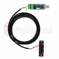 Mini Convertidor Serial USB a RS232/RS485 UART 2 en 1 con Chipset CH340, Alimentación DC5V, Compatible con MAC/Linux/Windows y Android