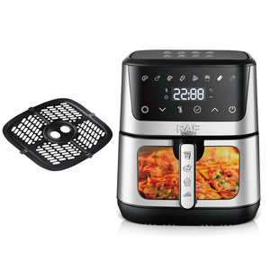 Friteuse à vapeur sans huile profonde 8.5 litres en acier inoxydable Friteuses à air électriques intelligentes visuelles personnalisées - Product Image 4