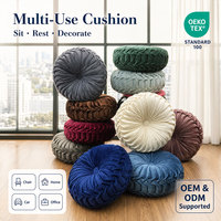 Coussin d'oreiller rond de siège personnalisé de haute qualité coussin de sol d'oreiller de citrouille pour le salon
