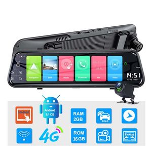 Junsun — caméra de tableau de bord complet HD, pour <span class=keywords><strong>voiture</strong></span>, Dvr, avec rétroviseur Android, tactile, boîte noire, 2020 - Product Image 2