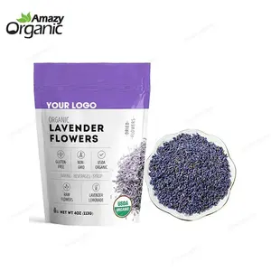 Vente à bas prix de fleur de lavande OEM et sachet de fleur de lavande certifiée biologique OEM