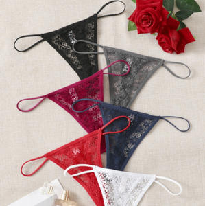 Hot Sale Frauen Tanga Unterwäsche Höschen Damen Atmungsaktiv Bequem Nahtlos Frauen Sexy Spitze T-Back Höschen - Product Image 5