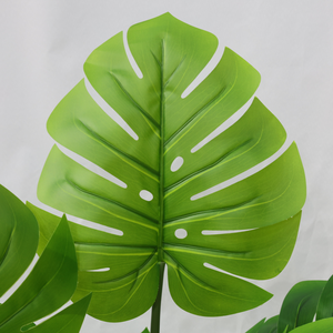 ต้นมอนสเตอร่าปลอมขนาดใหญ่เหมือนจริงสำหรับตกแต่งภายในและภายนอกอาคาร ขายส่ง - Product Image 4