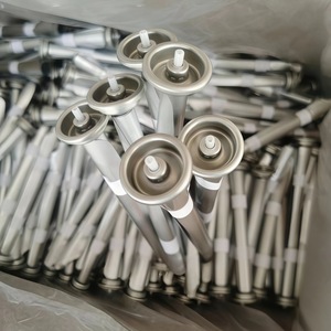 Fournisseur direct du fabricant, valve de pulvérisation cosmétique argentée à double <span class=keywords><strong>action</strong></span>, sac pour bombe aérosol en aluminium, utilisation certifiée ISO9001, Dongguan - Product Image 2