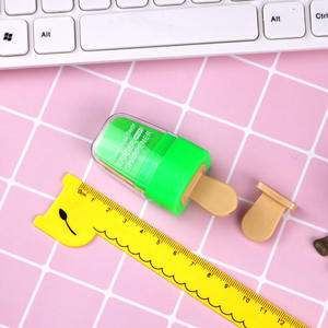 Atacado Estudantes Estacionária Criativa Picolé Forma Eraser Lápis Sharpener 2-in-1 Set - Product Image 5