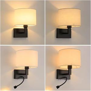 Lámpara de Pared Moderna Minimalista Nórdica de Hierro, Pantalla Cuadrada Negra, E27, Montaje en Superficie, Luz Blanca Cálida para Baño de Hotel, Interior - Product Image 2